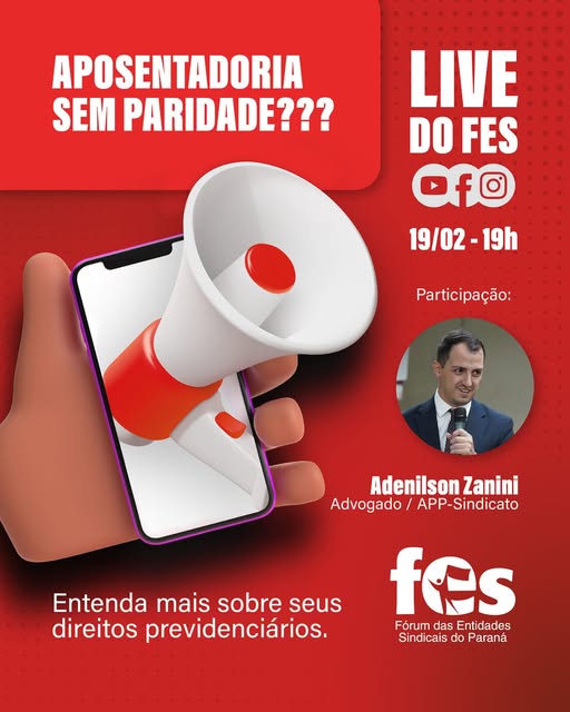 LIVE FES - APOSENTADORIA SEM PARIDADE